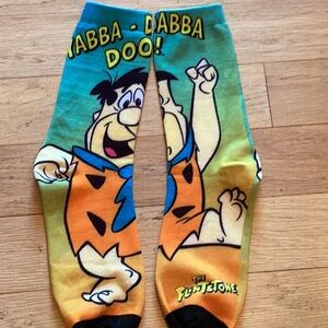 🔴Fabulous Flintstones adult socks NWOT